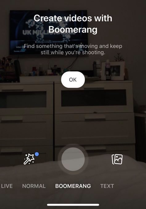 Create videos with boomerang